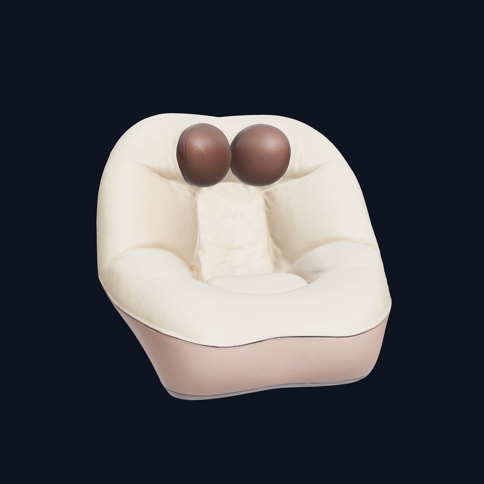 Contemporary Lounge Chair Model Pack